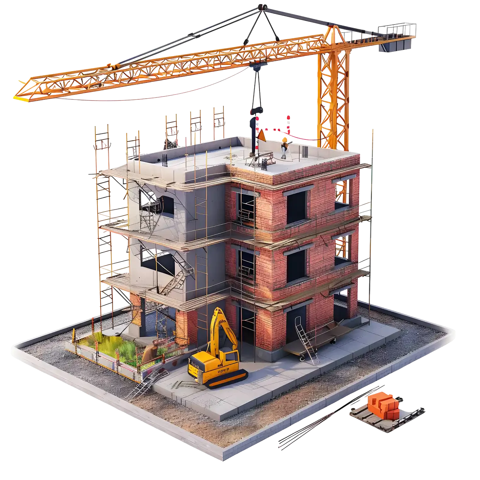 3D construction model